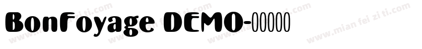 BonFoyage DEMO字体转换